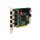OpenVox B400P 4-Port ISDN BRI PCI Card with Built-in Power *Asterisk Ready; BRI Cologne Chip
