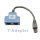 Cat. 5e / ISDN T-Adapter - RJ45 Anschlussverdoppler (Telefon / Ethernet)