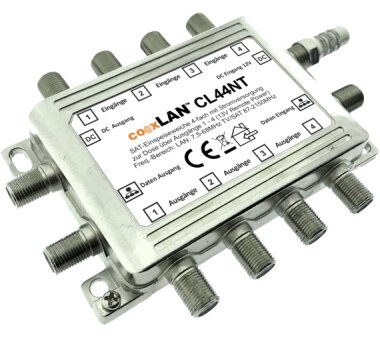 coaxLAN CL44NT Sat/Internet Verteilbaustein (koaxialen...