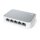 TL-SF1005D 5 Port-10/100Mbit/s-Desktop-Switch (lüfterlose Bauweise, einfache Plug und Play, energiesparrend)