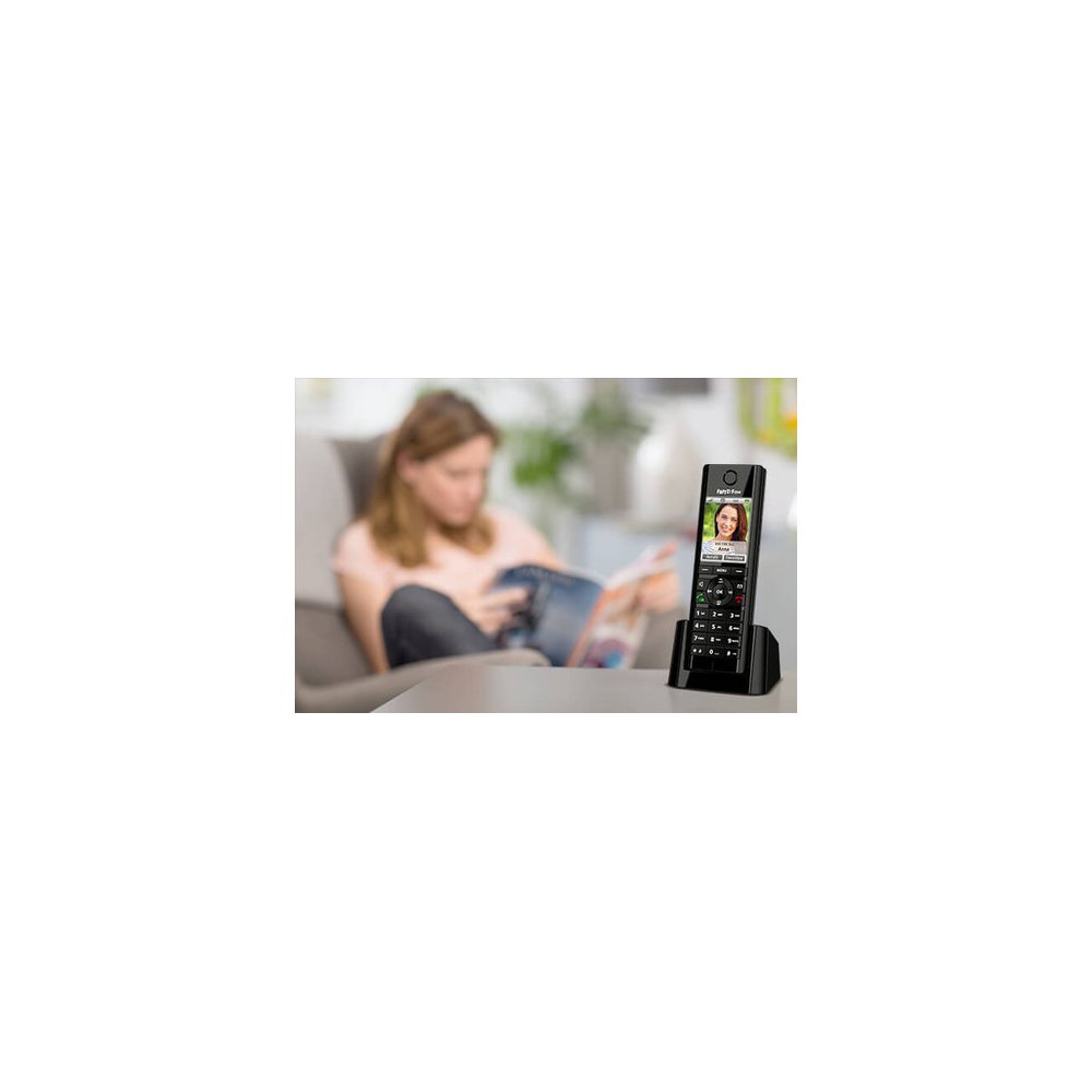 AVM fritzfon c5 DECT confort teléfono HD telefonía servicios internet sin cáscara de carga 