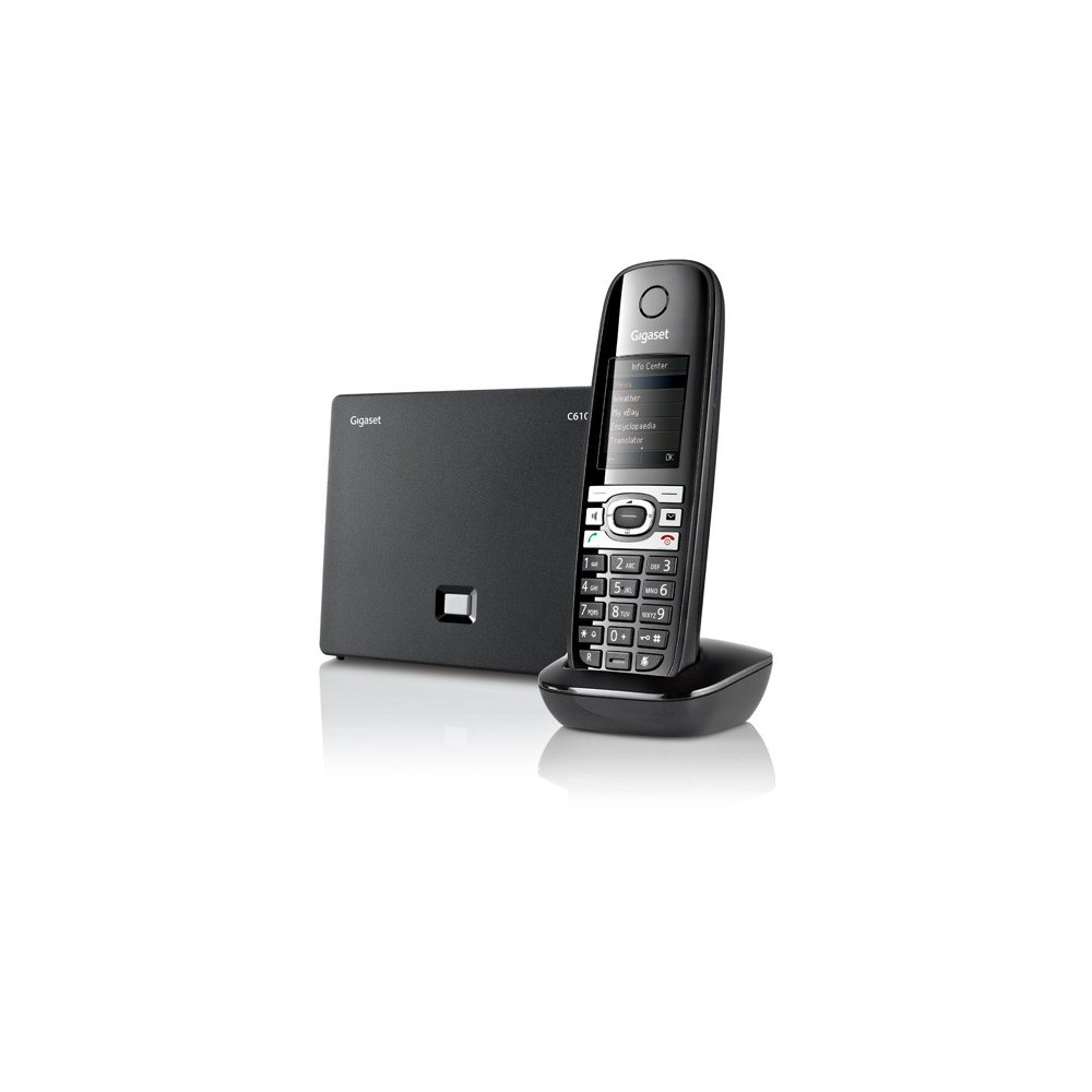 Gigaset C610 IP, IP DECT cordless VoIP phone for the office or