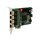 OpenVox B400E 4-Port ISDN BRI PCI Express Card *Asterisk Ready; BRI Cologne Chip