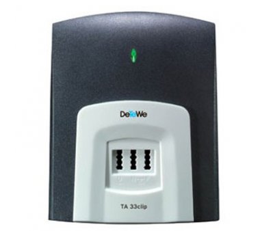 DeTeWe Terminaladapter TA33 Clip, ISDN to FXS (Telefon/Fax/AB)