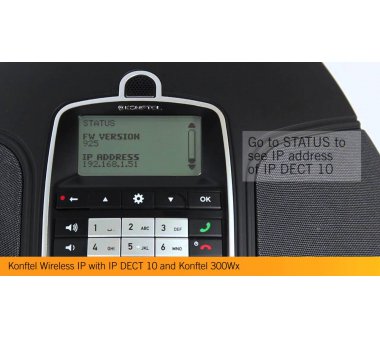 Konftel 300Wx + IP DECT 10 (DECT base station)