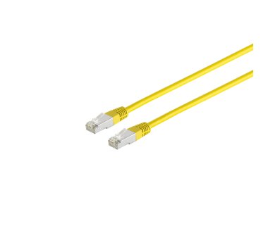 25cm CAT.6 Patchcable, S/FTP, PIMF - yellow