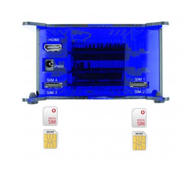 ALLO Sparky GSM Gateway with 4 Voice Channel and MICRO SIM Card Slots (VoIP calls to GSM, Email to SMS & SMS to Email)