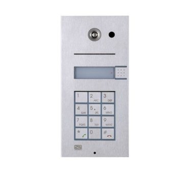 2N EntryCom IP Pro mit 1 Ruftasten, Tastatur, Kamera...