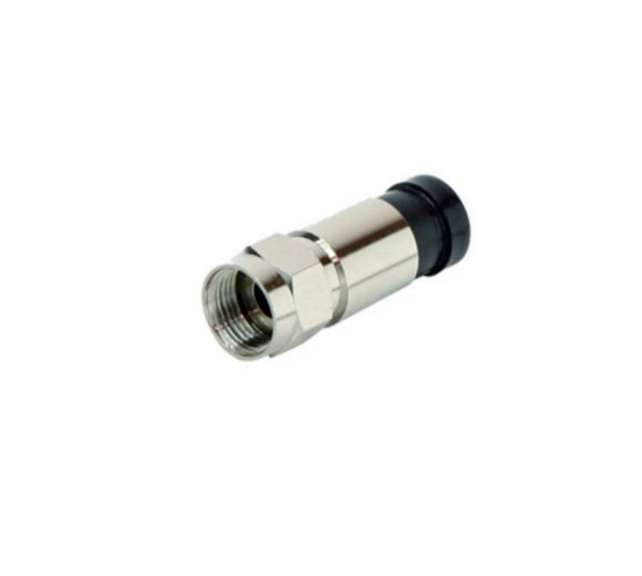 F-compression connector for 7mm coaxial cable