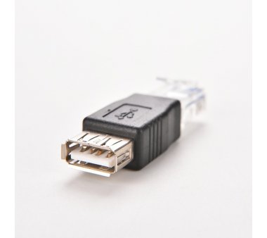 RJ45 (8P4C) Network Connector to USB Type AF Coupling (passive)