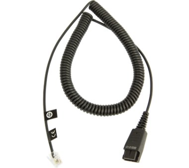 JABRA QD-Kabel (2m Spiral-Verlängerung) auf RJ10 für...