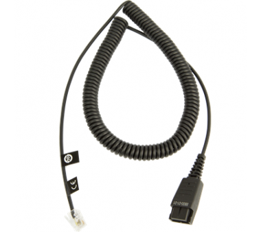 JABRA QD cable (2m spiral extension) on RJ10 for Siemens...