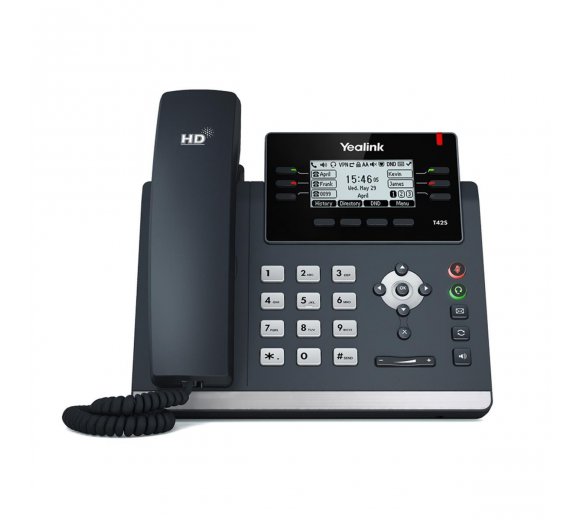 Yealink SIP-T42S Ultra-elegant Gigabit IP Phone (with PoE)