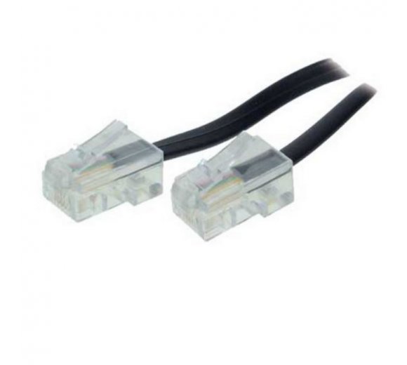 3m ISDN Kabel mit Western-Stecker 8/4 auf Western-Stecker 8/4
