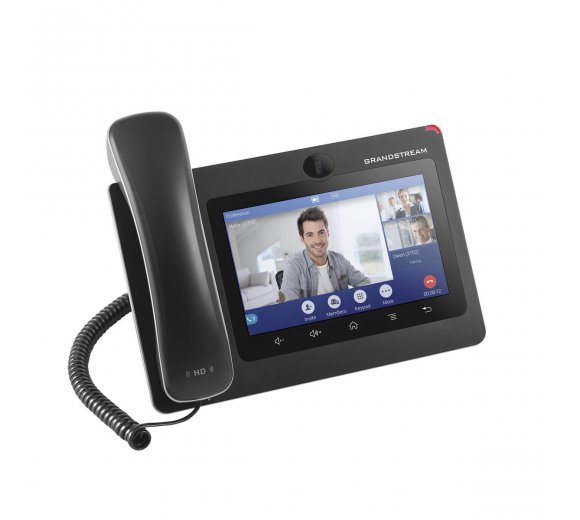 Grandstream GXV3370 IP Video Phone (Touch color Display, Android, Gigabit WLAN, Bluetooth, PoE)