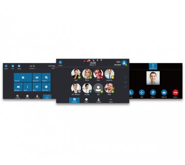 Yealink SIP-T48S Skype for Business IP Telefon (7 Zoll entspiegeltes Farb-Touchscreen mit 480 x 800 Pixeln und Hintergrundbeleuchtung)