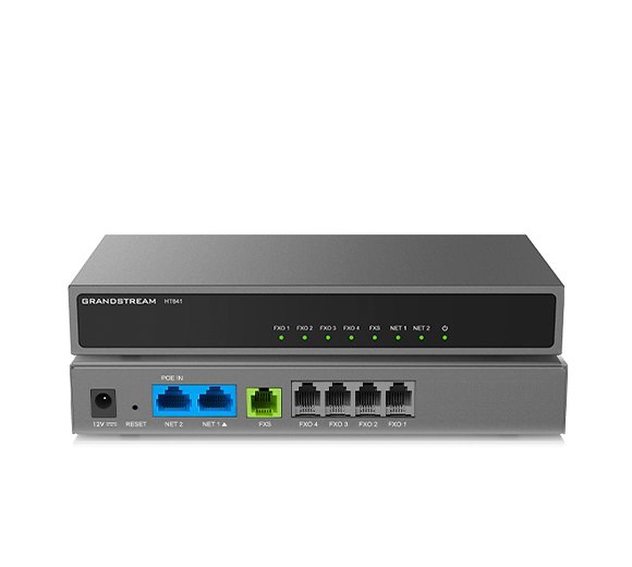 Grandstream HT841 Analog FXO Gateway with 1 FXS port and 4 FXO ports