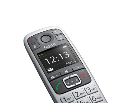 Gigaset E560A PLUS DECT / GAP cordless phone incl. Handsfree clip L470 with SOS function