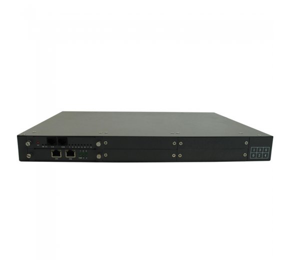 OpenVox VS-GW1600-8S 19" Hybrid VoIP Analog Gateway mit 8 Analog FXS Nebenstellen (Telefon/Fax) inkl. RJ45 auf RJ11 Splitter