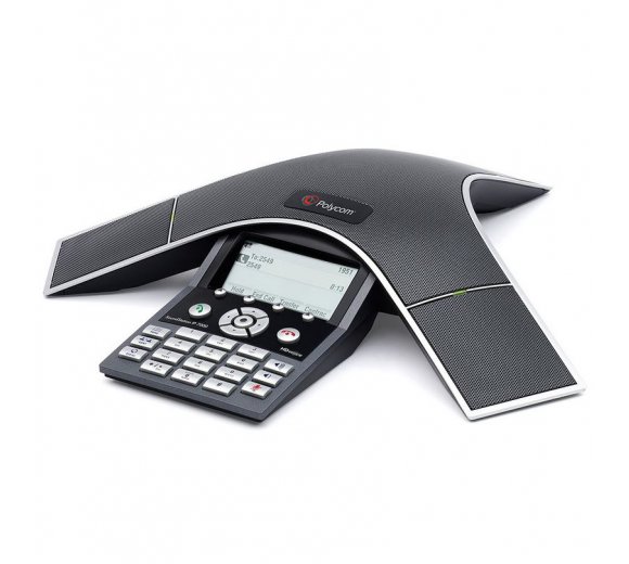 Polycom SoundStation IP7000 SIP basierend VoIP-Konferenztelefon, PoE, Kensington Lock