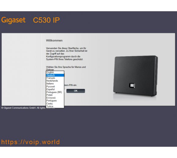 Gigaset C530 IP - VoIP-DECT phone with Contact Push App: Easy contact transfer from the smartphone onto the DECT handset! 