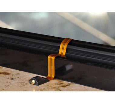 Window passage copper gold with F plug (thread)