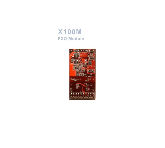 Digium X100MF (FXO Module for Wildcard TDM400P)