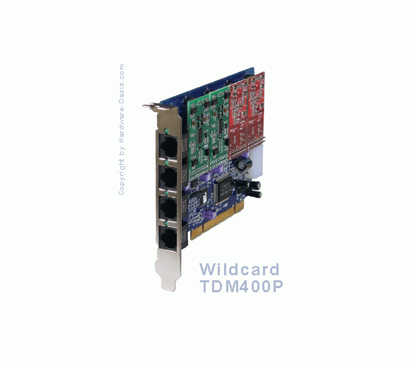 Wildcard TDM400P Bundle (4-fach analog Ports)