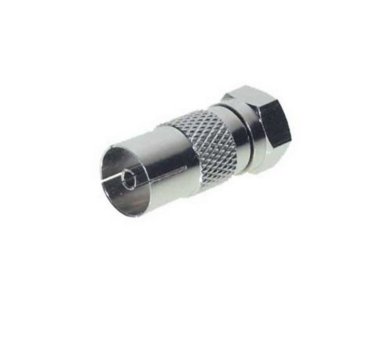 IEC-Jack/F-Plug, ZZF (female/male)