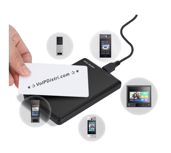 Akuvox ACR-CID01 Desktop Card (BLE/IC/ID)Reader