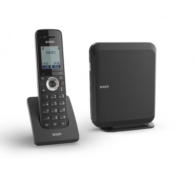 Snom M215 Single Cell IP DECT Telefon Bundle (M200 Basis...