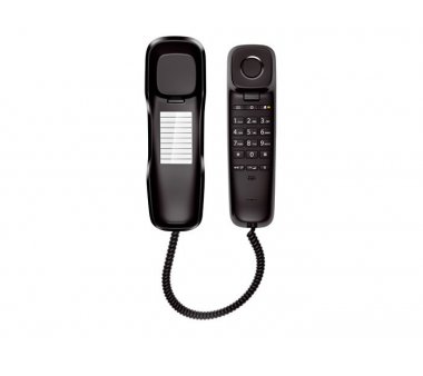 Gigaset DA210 black, analog corded phone