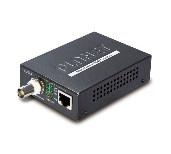 PLANET VC-202A 100Mbps Ethernet to Coaxial (BNC) Converter - 17a (-10 - 70 °C)
