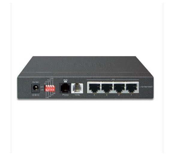 PLANET VC-234G Network Media Converter  (4-Port LAN) to VDSL2 / Bridge - 30a profile (G.vectoring)