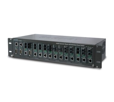 Planet MC-1500R 15-slot 19 Media Converter Chassis with...