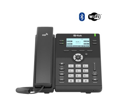 Htek UC912E WiFi/Bluetooth IP Telefon, HD Voice, 3CX...