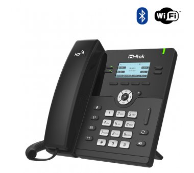 Htek UC912E WLAN/Bluetooth IP Telefon, HD Voice, 3CX Auto Provisioning