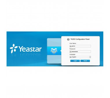 Yeastar Neogate TA200 Analog FXS VoIP Adapter (2x Port Telefon/Fax)