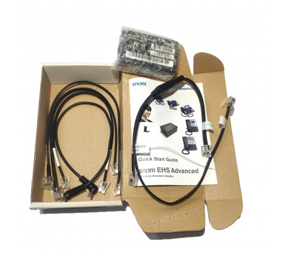 Snom EHS Advanced Schnurlos-Headset-Adaptor / Headset Hookswitch (Kompatibel: snom300/320/360/370/820/821/870)