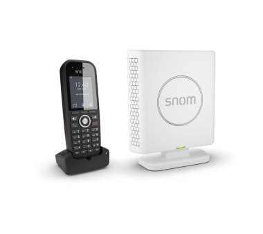 Snom M445 IP DECT Telefon Bundle (M400 Basis + M45 Handset)