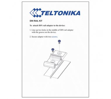 Teltonika Compact DIN Rail Kit für Router (RUT230/RUT240/RUT950)