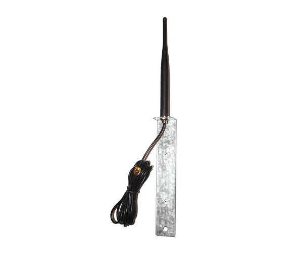 WiFi waterproof Antenna + wallmount angle with 3m cable (RG174 black), SMA Male Reverse