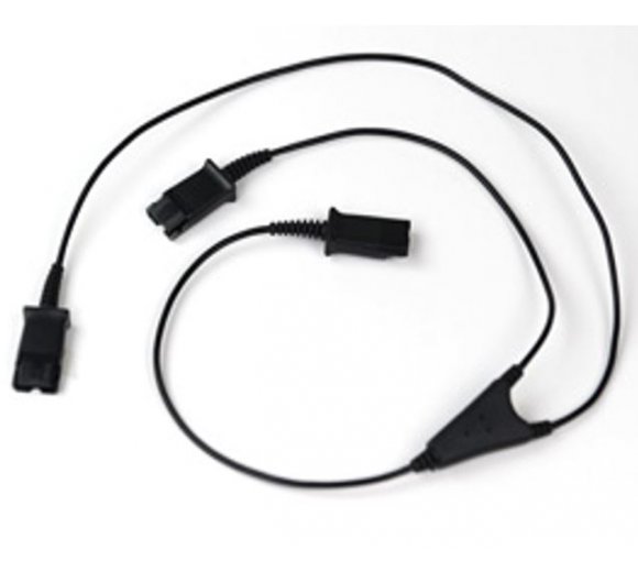 Benertech Y Adapter Training Kabel kompatibel mit Plantronics QD Anschluss