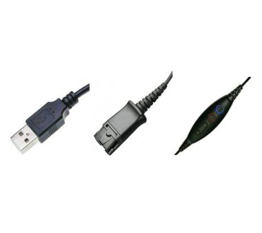 Zubehör Kabel QD auf USB kompatibel mit Plantronics QD...