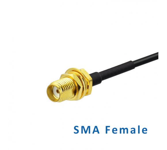 Fakra SMB D 4004 male plug to SMA male 6" RG174 pigtail cable GSM antenna 
