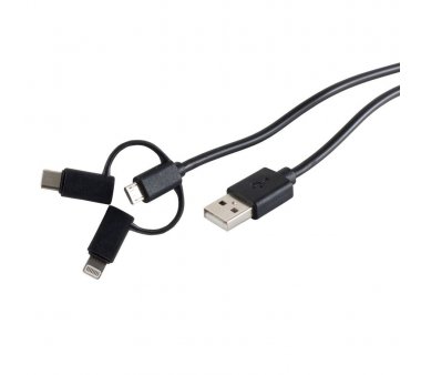 2m USB Charging Synchronization Cable 3in1 (Micro / Type...