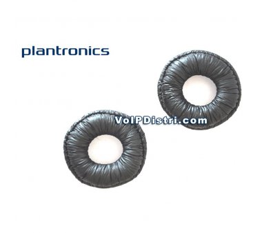 Plabtronics Synthetic leather ear cushions 2-pack for...