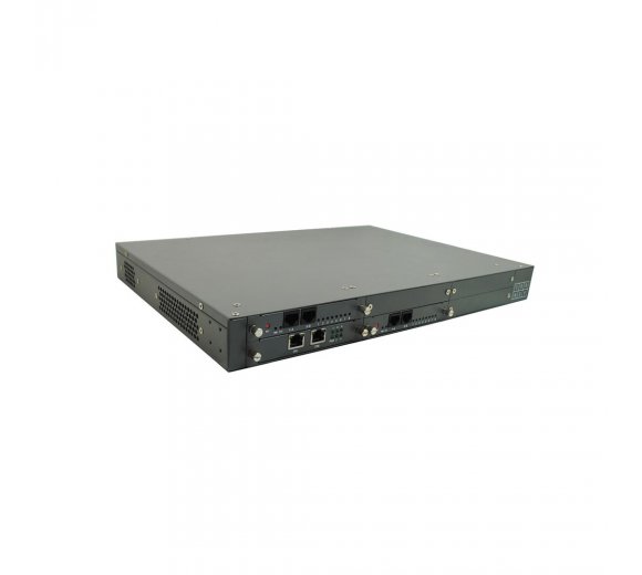 OpenVox VS-GW1600-16S 19" Hybrid VoIP Analog Gateway mit 8 Analog FXS Nebenstellen (Telefon/Fax) inkl. RJ45 auf RJ11 Splitter