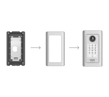Grandstream GDS371 In-Wall Mounting Kit