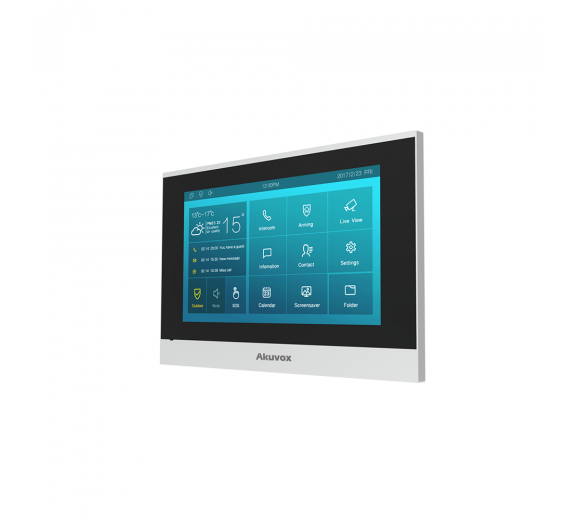 Akuvox C317S Android Indoor Monitor (10" Touchscreen, Relais, Audio und Video)